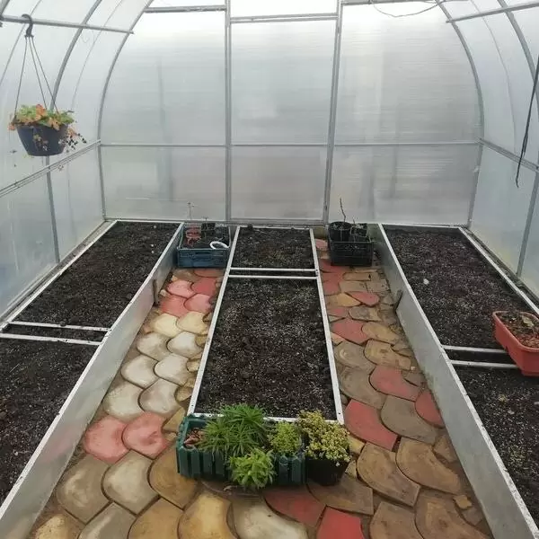 Комплект оцинкованных грядок в теплицу